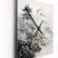 Asian Art Sumi Bird Serenity - horloge murale asiatique-99629719