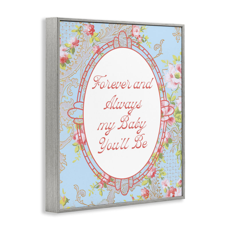 Giclée encadrée Forever And Always My Baby, design par Lil 'Rue, Farmhouse Grey Giclee Framed, 20 x 16