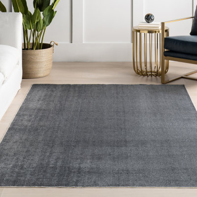 Argelia Solid Machine Washable Area Rug