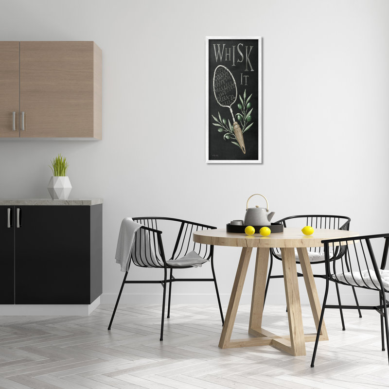 «Whisk It Vintage Kitchen», estampe numérique encadrée par Cindy Jacobs, Estampe numérique encadrée blanc bord de mer