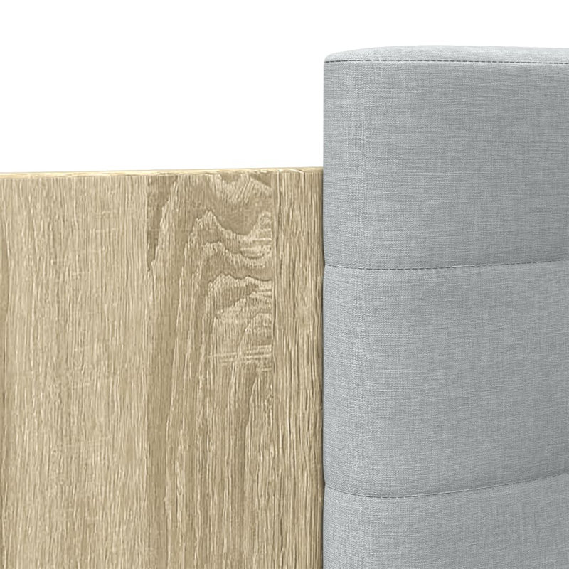 Vandewa Bed, Sonoma Oak, UK Small Double - 120 x 190 cm