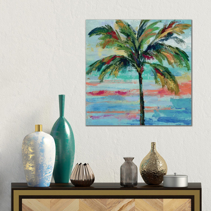 California Palm II by Silvia Vassileva - Wrapped Canvas Gallery-Wrapped Canvas Giclée, Wrapped Canvas