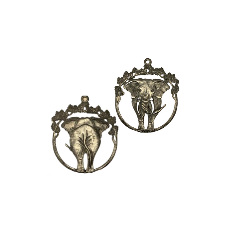 Carillon - éléphant 36 po, Noir