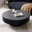 Table d'appoint gigogne en bois pour salon moderne avec piédestal robuste