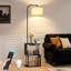 163cm Powder Coated Tray Table Floor Lamp-382106437