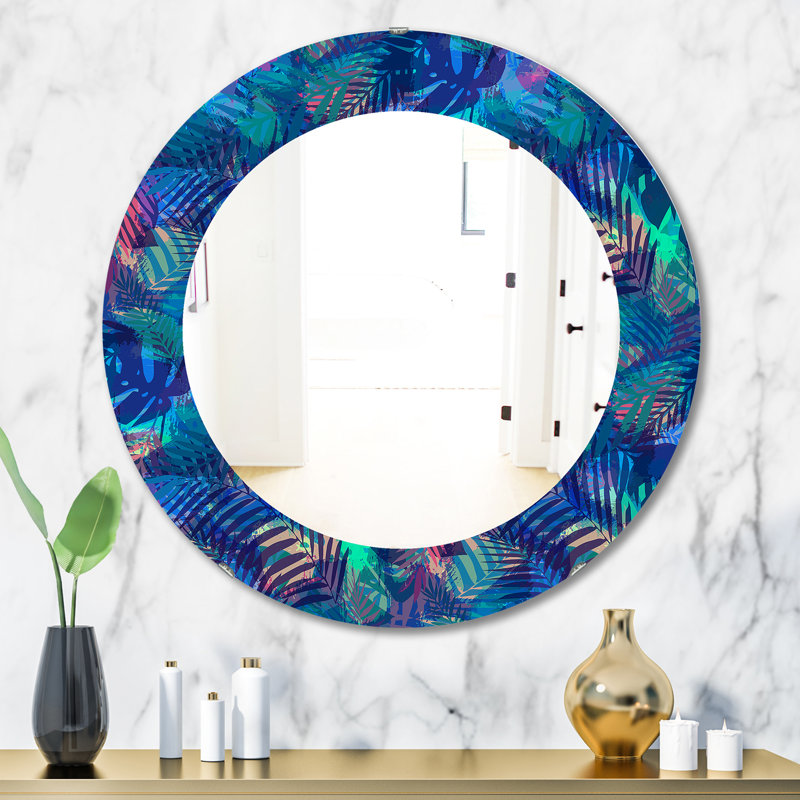 Miroir décoratif tropical Tropical Mood 7, H 23,6 po x l 23,6 po