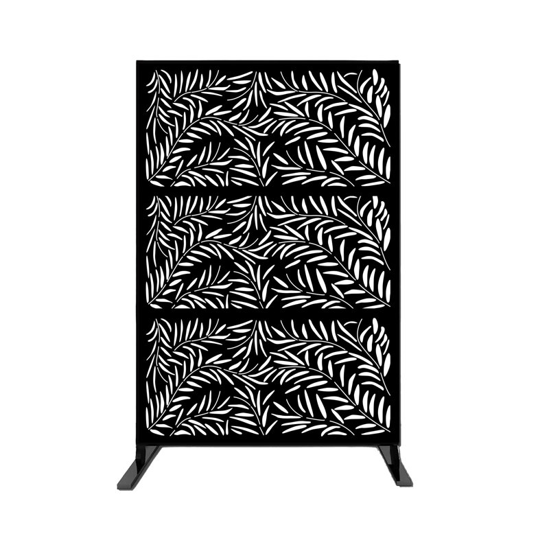 1.2m x 1.9m Privacy Fence, Black