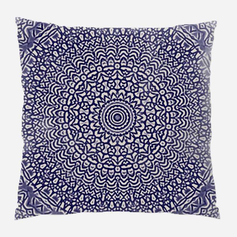 Coussin mandala, Intérieur