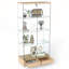 Vitrine moderne en verre avec lumières DEL-663844875