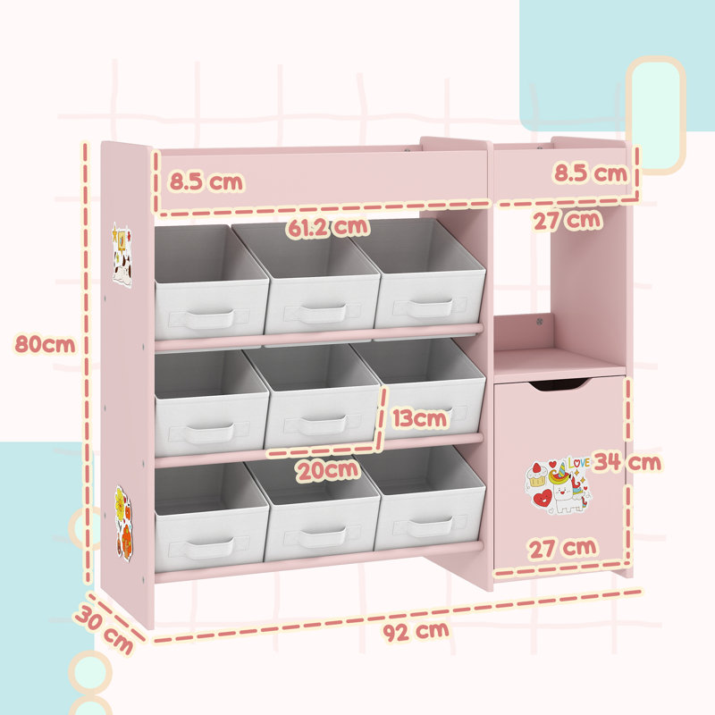 Kids Storage Shelf, White