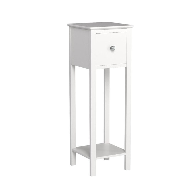 25cm W Manufactured Wood Bedside Table