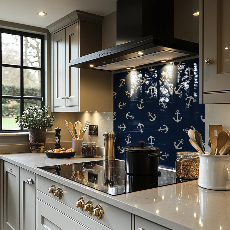 Anchors On Splash Back, 50cm L x 60cm W