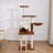 Brown 6-Tier Cat Condo Cat Tree