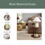 Repose-pieds, ensemble de repose-pieds multifonctionnel, combinaison de repose-pieds et de table, avec tabouret tambour, avec espace de rangement-1082574490