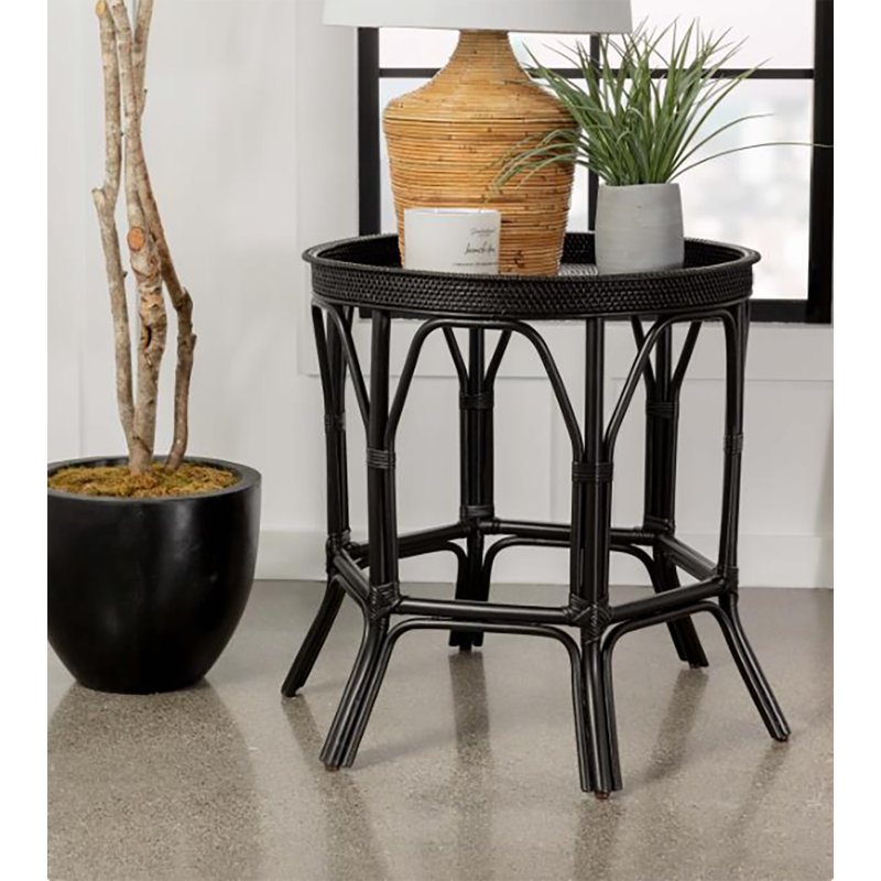 Table de bout Akif, Noir