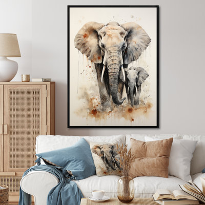 Kearstin Elephant Gentle Giants Elephants III - Elephant Wall Art