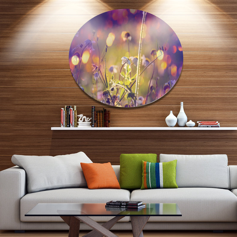 «Beautiful Flowers» - reproduction, H 23 po x l 23 po x P 1 po, Métal