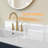 60" Solid Surface Backsplash In White