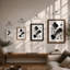 Ink Gestures Abstract - Framed Print-1334836514-1334836542