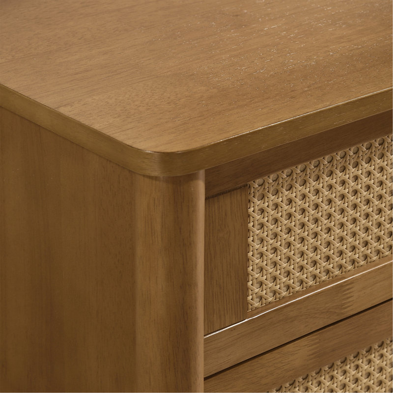Commode 6 tiroirs avec miroir Vichy