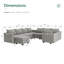 Modular U-Shaped Sectional with Storage-72249837