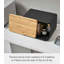 Boîte à pain tour avec couvercle en bois de bambou amovible, boîte de rangement pour la cuisine-89603588