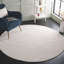Burleson Abstract Hand Tufted Wool Area Rug in Ivory-71382884