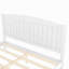 Lit plateforme, lit plateforme en bois massif avec lattes de soutien et structure solide-131206790-131206788