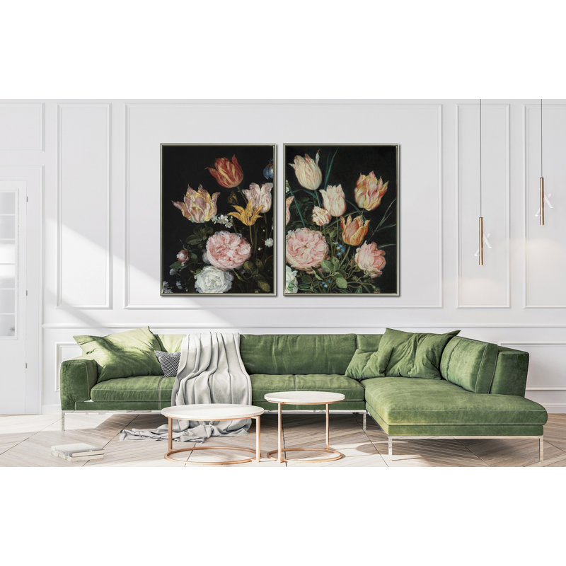 Fleurs dans un vase I Chines, art mural