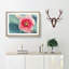 A Pink Hibiscus Flower - Picture Frame Painting-56628218-56628223