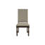 Ensemble de salle à manger rectangulaire rembourré en tissu beige Kiyra