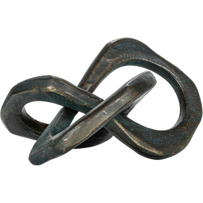 Antique Metal Knot Figurine,