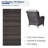 Arsad Wicker 250 - Person Patio Conversation Set with Cushions-919713206