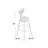 6400 series Backed Ergonomic Lab Stool with Footrest-7207912