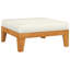 Repose-pieds modulaire avec coussin en bois d'acacia massif-284297313
