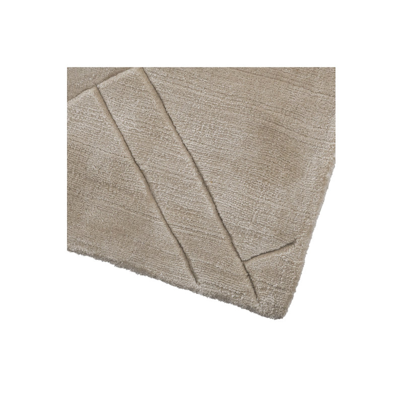 La Belle Geometric Area Rug in Beige, Rectangle 9'10" x 13'2"