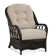 Chaise avec accoudoirs en rotin Everglade