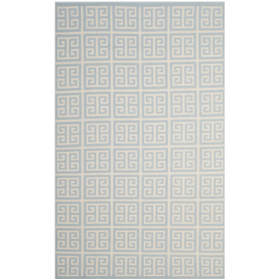Tapis géométrique en coton tissé à la main Royalton