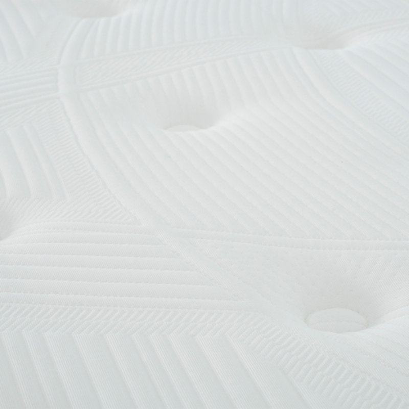 12" Twin Size Plush Euro Top Gel Memory Foam Hybrid Mattress - White/Gray, Boxed for Delightful Sleep