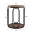 Table de bout ronde avec rangement Carnforth H 24,4 po-118082981