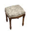 Tabouret de coiffeuse en lin Camillia Jade-1830376915-1830376918