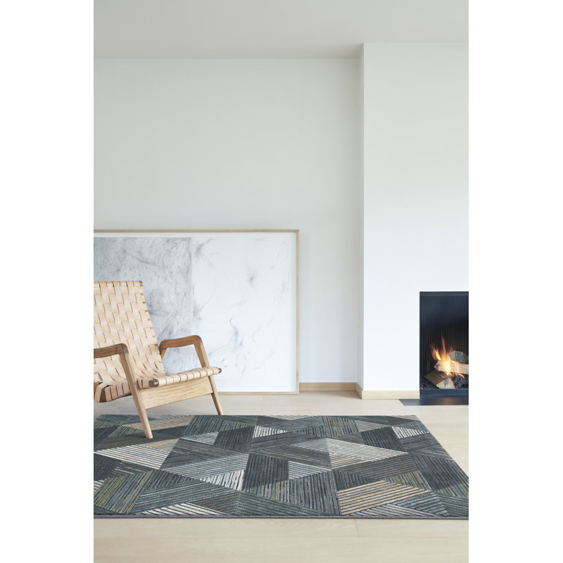 Lozano Striped Area Rug, Rectangle 133 x 195cm