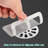 50Pcs 4inch Disposable Shower Drain Covers Hair Catcher Bathroom Floor Drain Strainer Stickers