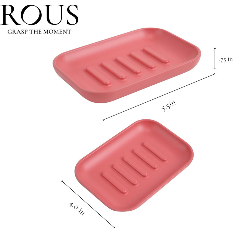 Alabaster Soap Dish, Blush (Pink)
