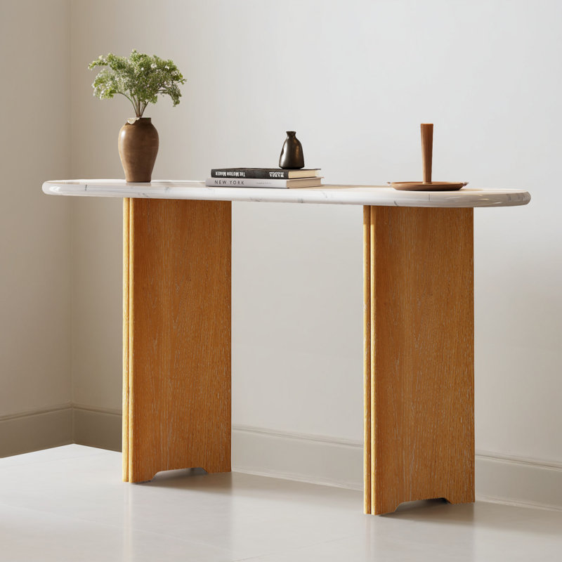 Table d'appoint 54 po pour vestibule, Naturel