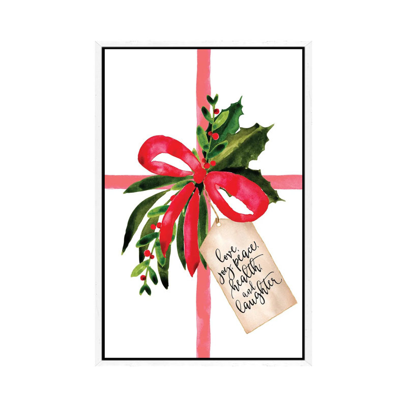 Best Wishes Gift by Blursbyai - Gallery-Wrapped Canvas Giclée on Canvas, 66.04 cm H x 45.72 cm W, White Framed