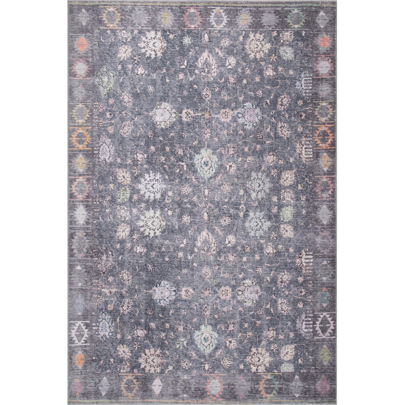 Vonzay Premium Grey Carpet, 7.5 x 10.8 ft, 100% Polyester, 4 mm Pile Height, 1850 g/m² | Eco-Friendly Recycled Poly Cotton Backing | Durable Machine Carpet for Living Room & Bedroom, Easy to Maintain, Stylish Design
