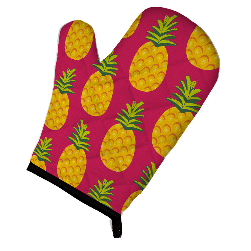 Caroline's Treasures Oven Mitt, Yellow/Green/Red