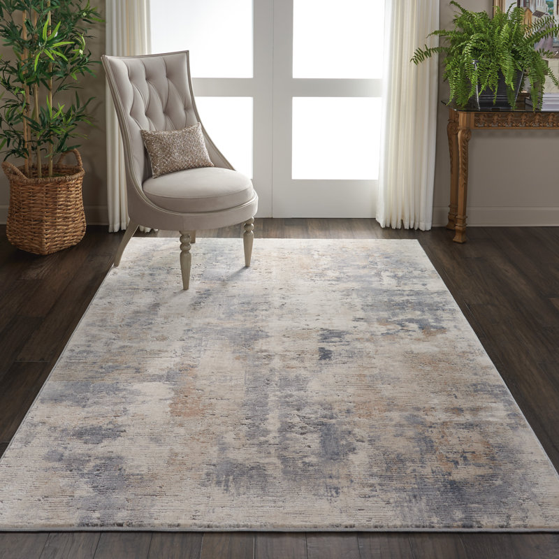 Abstract Indoor Rug, Rectangle 3'11" x 5'11"