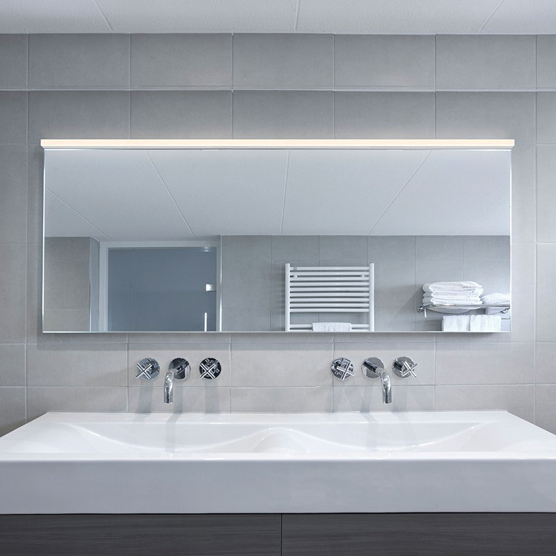 Stix Plus LED Wall Bar , Satin White, 0.75'' H x 98.5'' W x 1'' D, 86 W